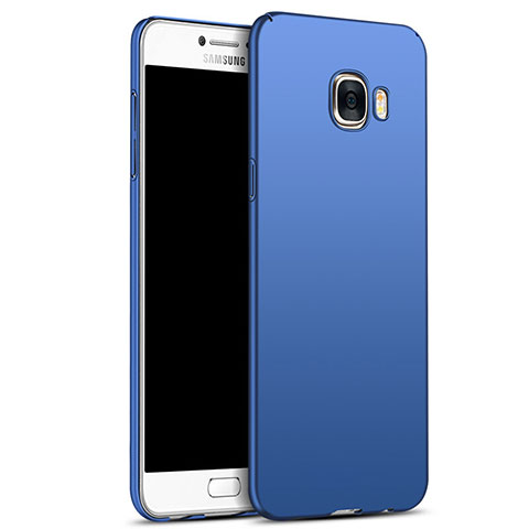Schutzhülle Kunststoff Tasche Matt M05 für Samsung Galaxy C5 SM-C5000 Blau