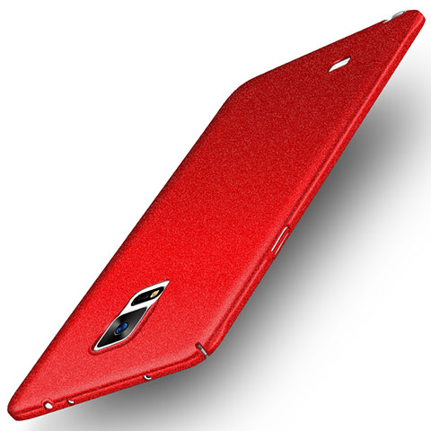 Schutzhülle Kunststoff Tasche Treibsand für Samsung Galaxy Note 4 Duos N9100 Dual SIM Rot