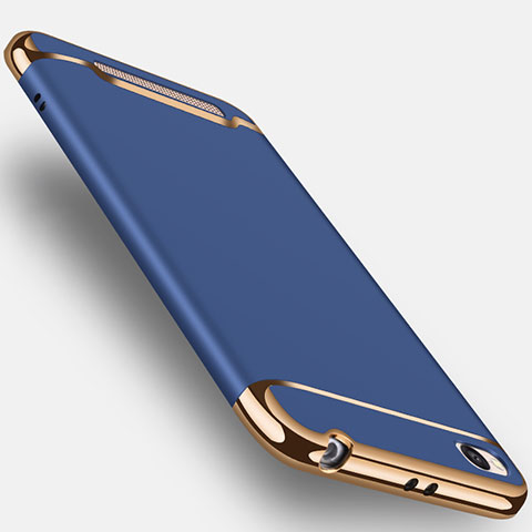 Schutzhülle Luxus Metall Rahmen und Kunststoff für Xiaomi Redmi 4A Blau