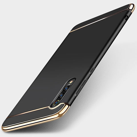 Schutzhülle Luxus Metall Rahmen und Kunststoff Schutzhülle Tasche M01 für Xiaomi Mi 9 Pro 5G Schwarz