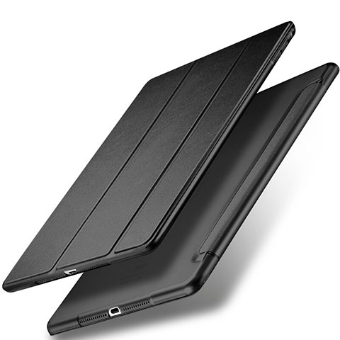 Schutzhülle Stand Tasche Leder für Apple New iPad 9.7 (2018) Schwarz