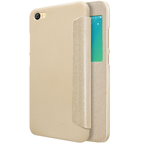 Schutzhülle Stand Tasche Leder für Xiaomi Redmi Note 5A Standard Edition Gold