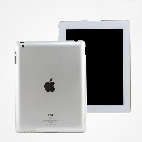 Schutzhülle Ultra Dünn Hülle Durchsichtig Transparent Matt für Apple iPad 2 Weiß