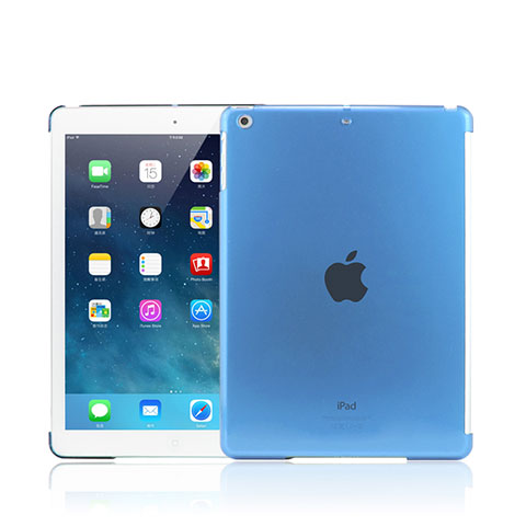 Schutzhülle Ultra Dünn Tasche Durchsichtig Transparent Matt für Apple iPad Mini 3 Hellblau