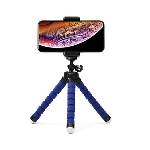 Selfie Stick Stange Stativ Bluetooth Teleskop Universal T16 Blau