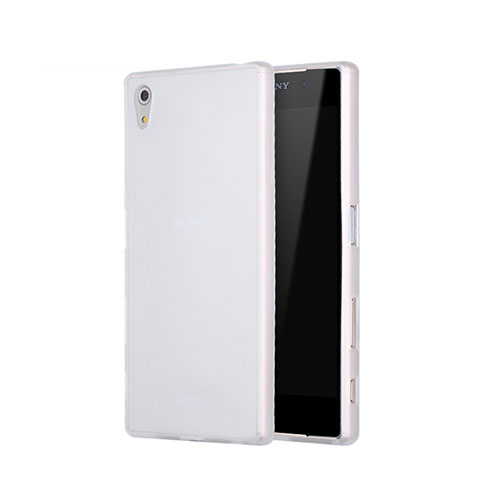 Silikon Hülle Gummi Schutzhülle Matt für Sony Xperia Z5 Weiß