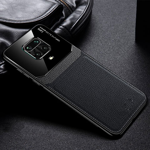 Silikon Hülle Handyhülle Gummi Schutzhülle Flexible Leder Tasche für Xiaomi Redmi Note 9 Pro Max Schwarz