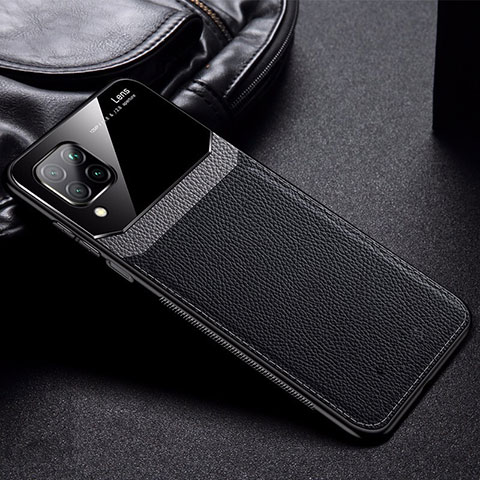 Silikon Hülle Handyhülle Gummi Schutzhülle Flexible Leder Tasche Z01 für Huawei P40 Lite Schwarz