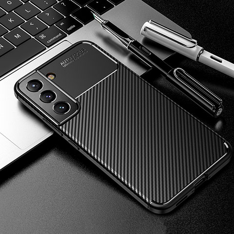 Silikon Hülle Handyhülle Gummi Schutzhülle Flexible Tasche Köper S01 für Samsung Galaxy S25 Plus 5G Schwarz