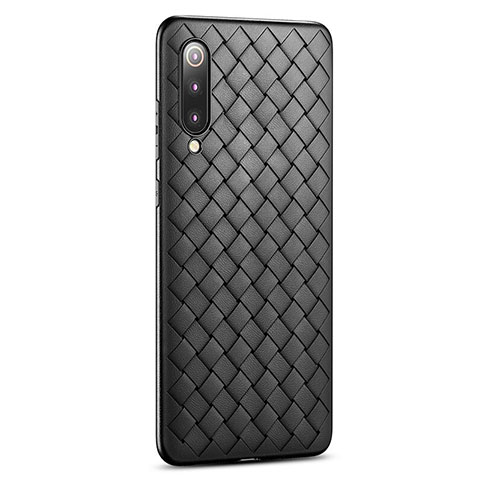 Silikon Hülle Handyhülle Gummi Schutzhülle Leder Tasche für Xiaomi Mi 9 Schwarz