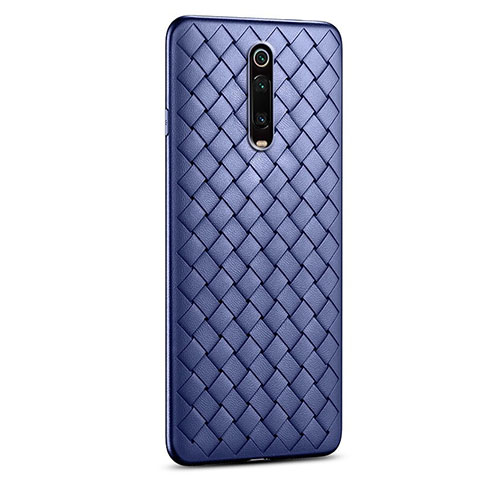 Silikon Hülle Handyhülle Gummi Schutzhülle Leder Tasche für Xiaomi Redmi K20 Pro Blau