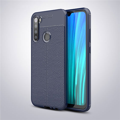 Silikon Hülle Handyhülle Gummi Schutzhülle Leder Tasche für Xiaomi Redmi Note 8T Blau