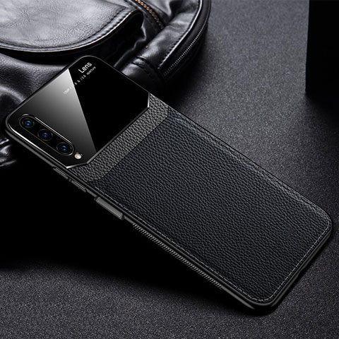 Silikon Hülle Handyhülle Gummi Schutzhülle Leder Tasche S03 für Huawei Honor 9X Pro Schwarz