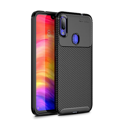 Silikon Hülle Handyhülle Gummi Schutzhülle Tasche Köper für Xiaomi Redmi Note 7 Pro Schwarz