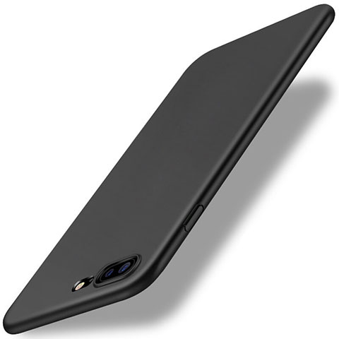 Silikon Hülle Handyhülle Gummi Schutzhülle TPU C01 für Apple iPhone 7 Plus Schwarz