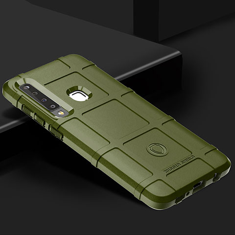 Silikon Hülle Handyhülle Ultra Dünn Flexible Schutzhülle 360 Grad Ganzkörper Tasche J02S für Samsung Galaxy A9s Grün