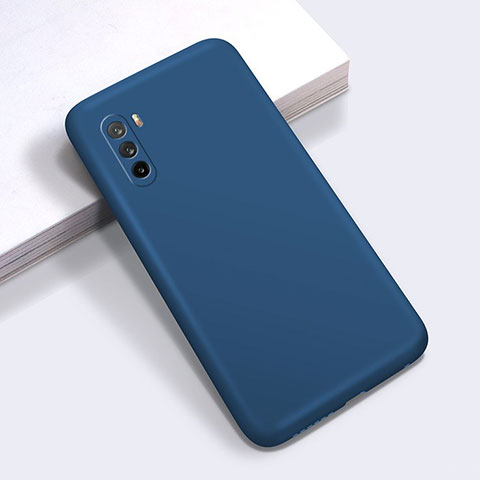Silikon Hülle Handyhülle Ultra Dünn Flexible Schutzhülle 360 Grad Ganzkörper Tasche S01 für Huawei Mate 40 Lite 5G Königs Blau