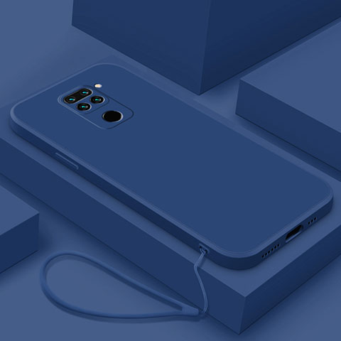 Silikon Hülle Handyhülle Ultra Dünn Flexible Schutzhülle 360 Grad Ganzkörper Tasche YK4 für Xiaomi Redmi 10X 4G Blau