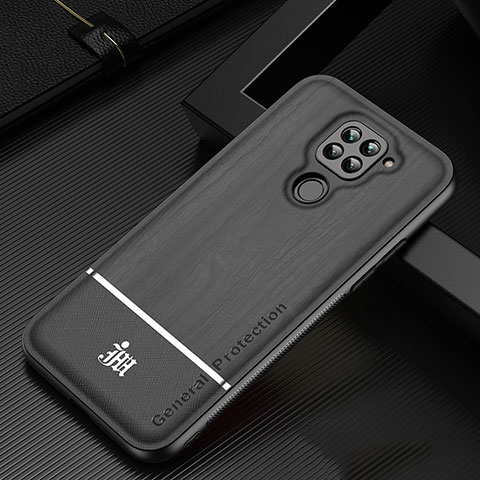 Silikon Hülle Handyhülle Ultra Dünn Flexible Schutzhülle Tasche JM1 für Xiaomi Redmi 10X 4G Schwarz