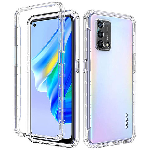 Silikon Hülle Handyhülle Ultra Dünn Flexible Schutzhülle Tasche Transparent Vorder und Rückseite 360 Grad Ganzkörper für Oppo F19 Klar