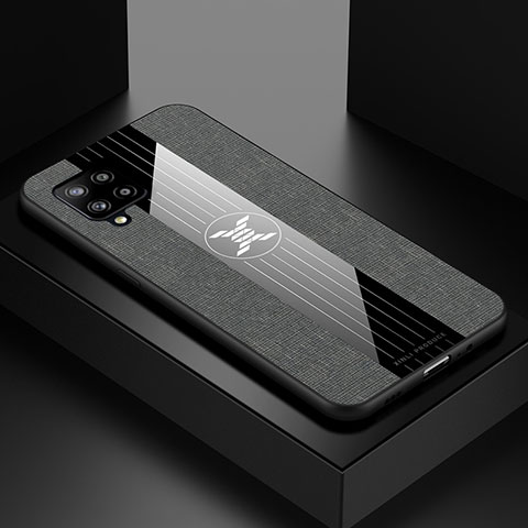 Silikon Hülle Handyhülle Ultra Dünn Flexible Schutzhülle Tasche X01L für Samsung Galaxy A42 5G Grau