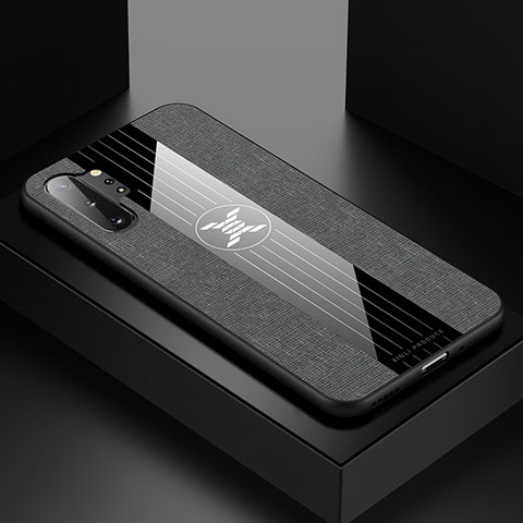Silikon Hülle Handyhülle Ultra Dünn Flexible Schutzhülle Tasche X01L für Samsung Galaxy Note 10 Plus 5G Grau