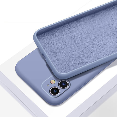 Silikon Hülle Handyhülle Ultra Dünn Schutzhülle 360 Grad Tasche C01 für Apple iPhone 11 Violett