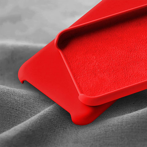 Silikon Hülle Handyhülle Ultra Dünn Schutzhülle 360 Grad Tasche C03 für Huawei Honor 20 Lite Rot