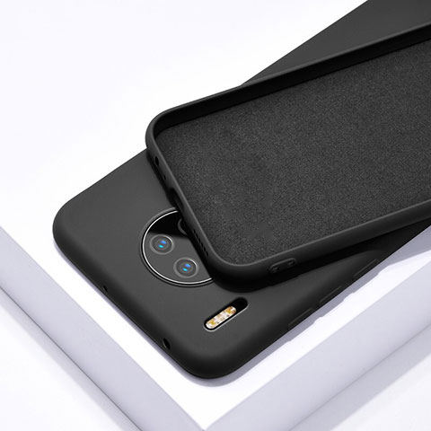 Silikon Hülle Handyhülle Ultra Dünn Schutzhülle 360 Grad Tasche C03 für Huawei Mate 30 Pro Schwarz