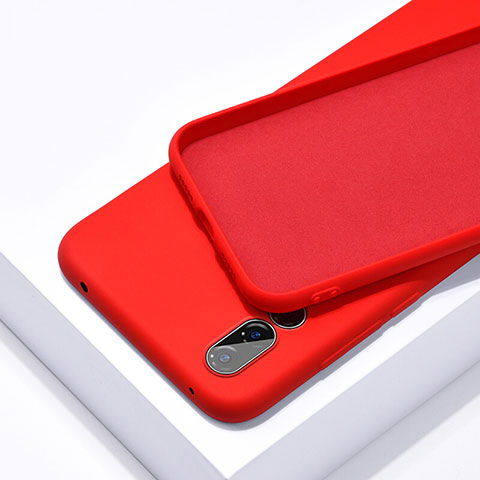 Silikon Hülle Handyhülle Ultra Dünn Schutzhülle 360 Grad Tasche C03 für Huawei P20 Pro Rot