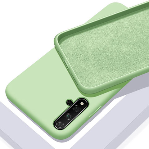 Silikon Hülle Handyhülle Ultra Dünn Schutzhülle 360 Grad Tasche für Huawei Nova 5T Grün