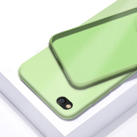 Silikon Hülle Handyhülle Ultra Dünn Schutzhülle 360 Grad Tasche für Xiaomi Redmi Go Grün