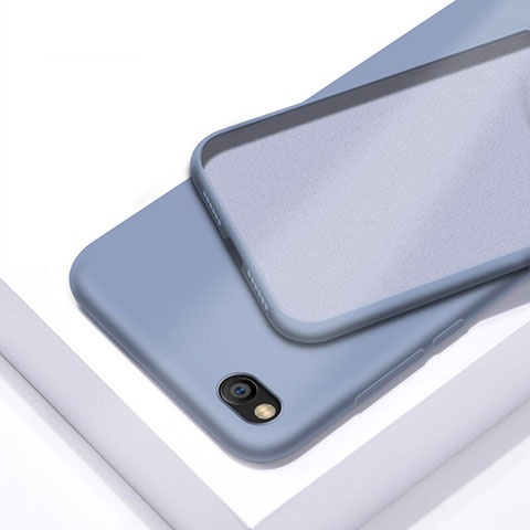 Silikon Hülle Handyhülle Ultra Dünn Schutzhülle 360 Grad Tasche für Xiaomi Redmi Go Hellblau