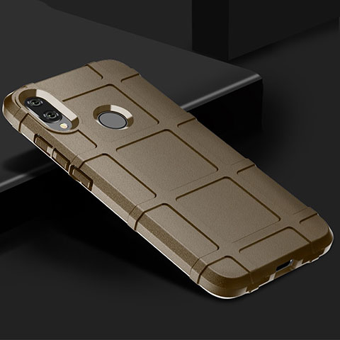 Silikon Hülle Handyhülle Ultra Dünn Schutzhülle 360 Grad Tasche für Xiaomi Redmi Note 7 Braun