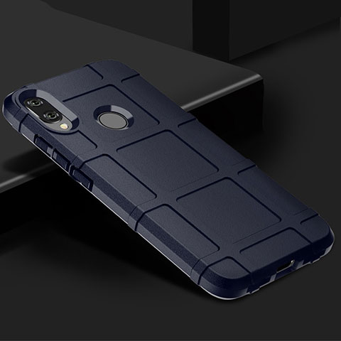 Silikon Hülle Handyhülle Ultra Dünn Schutzhülle 360 Grad Tasche für Xiaomi Redmi Note 7 Pro Blau