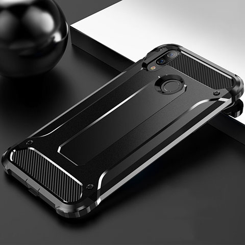 Silikon Hülle Handyhülle Ultra Dünn Schutzhülle 360 Grad Tasche S01 für Huawei Enjoy 9 Plus Schwarz