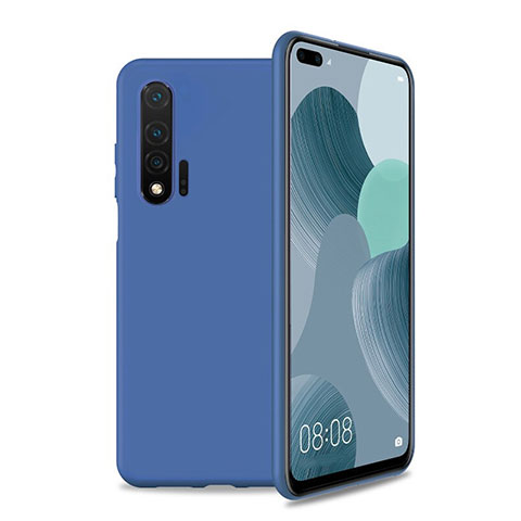 Silikon Hülle Handyhülle Ultra Dünn Schutzhülle 360 Grad Tasche T01 für Huawei Nova 6 5G Blau