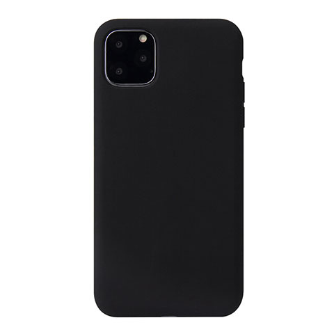 Silikon Hülle Handyhülle Ultra Dünn Schutzhülle 360 Grad Tasche Y01 für Apple iPhone 11 Pro Schwarz