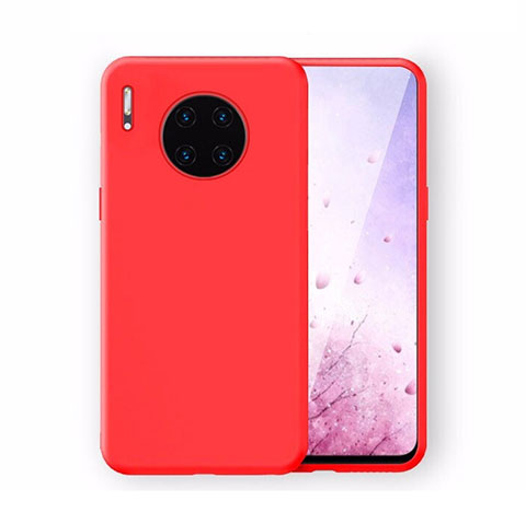 Silikon Hülle Handyhülle Ultra Dünn Schutzhülle 360 Grad Tasche Z04 für Huawei Mate 30 Pro Rot