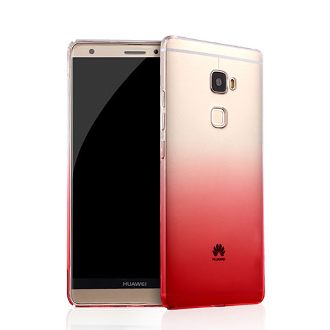 Silikon Hülle Handyhülle Ultra Dünn Schutzhülle Durchsichtig Farbverlauf für Huawei Mate S Rosa