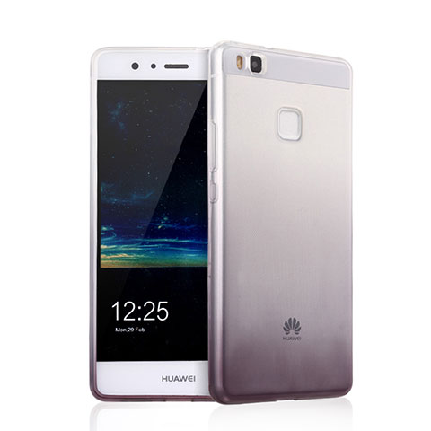 Silikon Hülle Handyhülle Ultra Dünn Schutzhülle Durchsichtig Farbverlauf für Huawei P9 Lite Grau