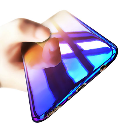 Silikon Hülle Handyhülle Ultra Dünn Schutzhülle Durchsichtig Farbverlauf für Samsung Galaxy S8 Plusfarbig