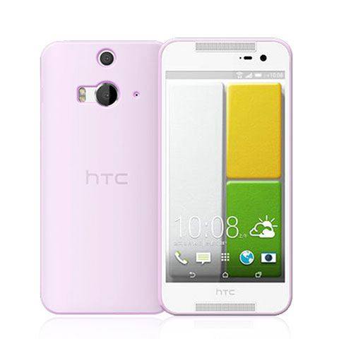 Silikon Hülle Handyhülle Ultra Dünn Schutzhülle Durchsichtig Transparent für HTC Butterfly 2 Rosa