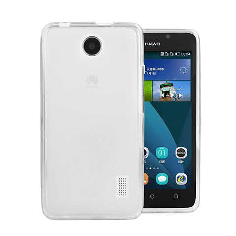 Silikon Hülle Handyhülle Ultra Dünn Schutzhülle Durchsichtig Transparent für Huawei Ascend Y635 Weiß