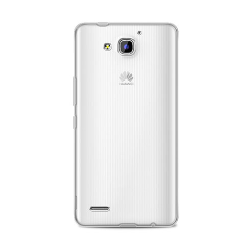 Silikon Hülle Handyhülle Ultra Dünn Schutzhülle Durchsichtig Transparent für Huawei Honor 3X G750 Klar