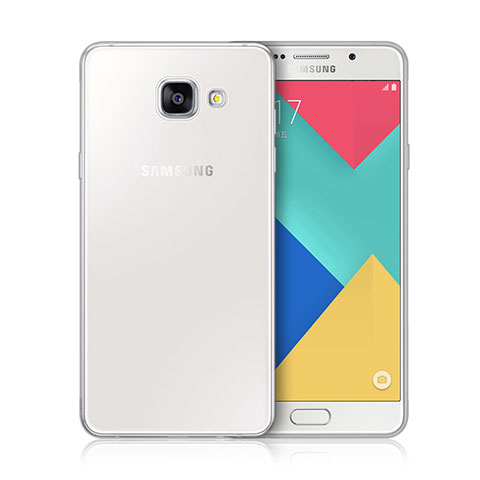Silikon Hülle Handyhülle Ultra Dünn Schutzhülle Durchsichtig Transparent für Samsung Galaxy A3 (2016) SM-A310F Weiß