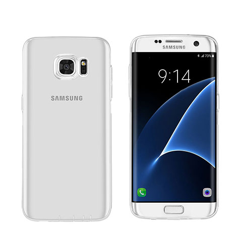 Silikon Hülle Handyhülle Ultra Dünn Schutzhülle Durchsichtig Transparent für Samsung Galaxy S7 Edge G935F Klar