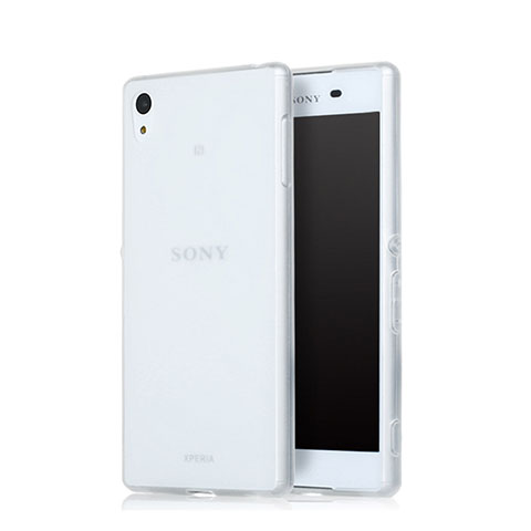 Silikon Hülle Handyhülle Ultra Dünn Schutzhülle Durchsichtig Transparent für Sony Xperia Z3+ Plus Weiß