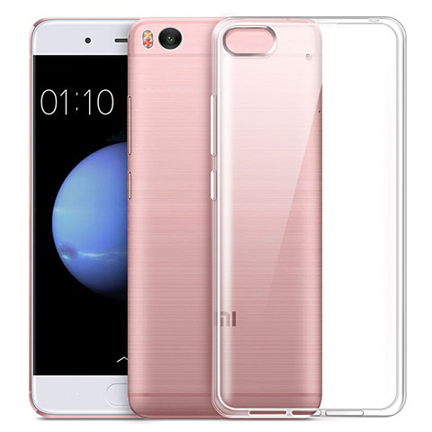 Silikon Hülle Handyhülle Ultra Dünn Schutzhülle Durchsichtig Transparent für Xiaomi Mi 5S Weiß