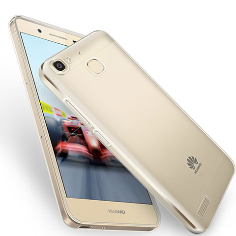 Silikon Hülle Handyhülle Ultra Dünn Schutzhülle Durchsichtig Transparent T05 für Huawei Enjoy 5S Grau